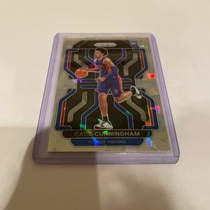 2021 Panini Prizm Cade Cunningham Silver Cracked Ice Hyper SHARP!